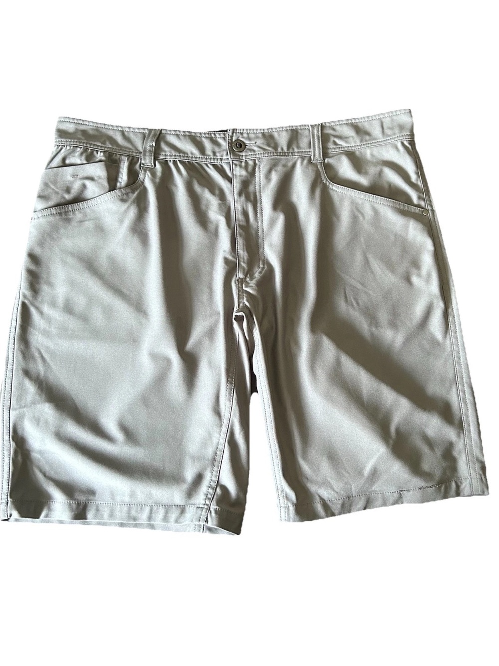 Hawke & Co Light Gray Flat Front Men's Shorts
